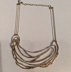 Modern Sequin 🧿 Gold plated collar necklace